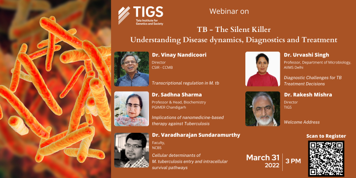 TIGS webinar: TB - The Silent Killer - Understanding Disease dynamics, Diagnostics and Treatment