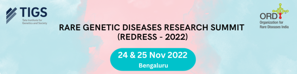 Call for (virtual) participation - National Rare Genetic Diseases Research Summit (REDRESS - 2022)